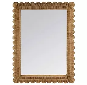 Flora Honey Rectangular Wall Mirror