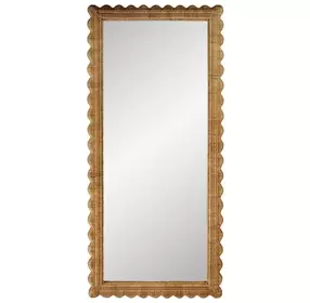 Flora Honey Rectangular Floor Mirror