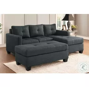Phelps Dark Gray Reversible Sofa Chaise