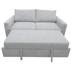 Dena Light Grey 71" Upholstered Sleeper Sofa