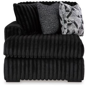 Midnight Madness Onyx Black LAF Corner Chaise