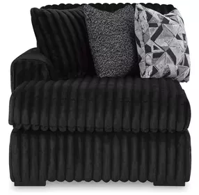 Midnight Madness Onyx Black LAF Corner Chaise