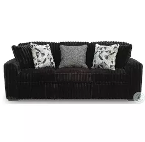 Midnight Madness Onyx Black Sofa