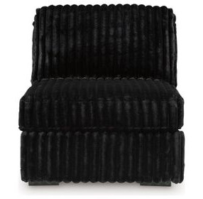 Midnight Madness Onyx Armless Chair