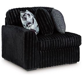 Midnight Madness Onyx LAF Corner Chair
