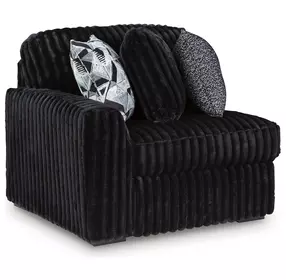 Midnight Madness Onyx LAF Corner Chair
