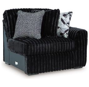Midnight Madness Onyx RAF Corner Chair