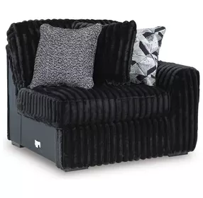 Midnight Madness Onyx RAF Corner Chair