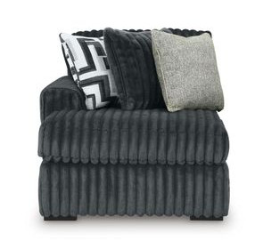 Midnight Madness Gunmetal RAF Corner Chaise