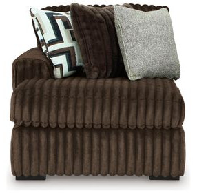 Midnight Madness Chocolate Brown LAF Corner Chaise