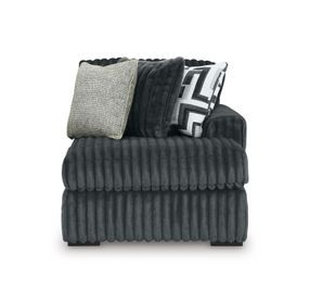 Midnight Madness Gunmetal LAF Corner Chaise