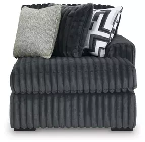 Midnight Madness Gunmetal RAF Corner Chaise