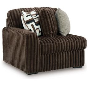 Midnight Madness Chocolate LAF Corner Chair