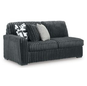 Midnight Madness Gunmetal LAF Sofa