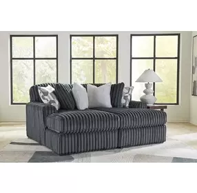 Midnight Madness Gunmetal Super Chaise