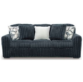 Midnight Madness Gunmetal Sofa