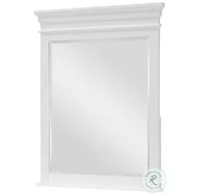 Canterbury Natural White Vertical Mirror