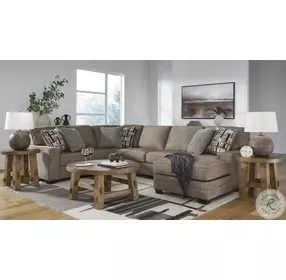 Cannonbrook Nutmeg 3 Piece Sectional with RAF Chaise