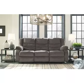 Tulen Gray Reclining Sofa