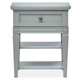 Glenbrook Pebble 1 Drawer Nightstand with USB Charging