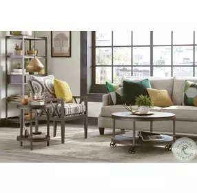Baja II Cocoa Round Occasional Table Set
