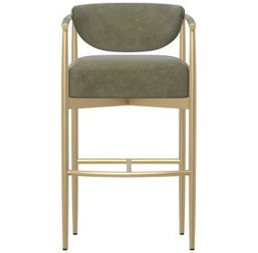 Heloise Ivanhoe Pine Upholstered Bar Stool