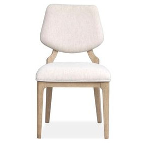 Sunset Cove White Upholstered Side Chair Set of 2
