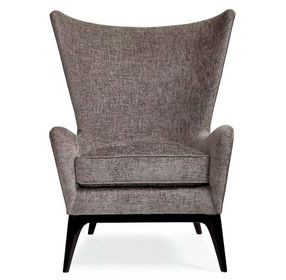 Whats New Pussycat Gray Upholstered Accent Chair
