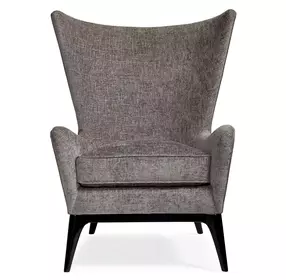 Whats New Pussycat Gray Upholstered Accent Chair
