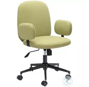 Lionel Olive Green And Black Swivel Office Chair