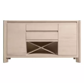 West End Natural Maple 2 Door Sideboard with USB Charging