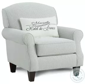 Dizzy Black and White Iron Accent Chair