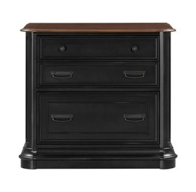 Roanoke Black File Cabinet