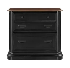 Roanoke Black File Cabinet