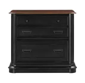 Roanoke Black File Cabinet