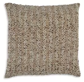 Vorlane Brown and White Accent Pillow