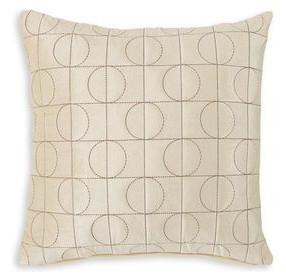 Kydner Beige Accent Pillow