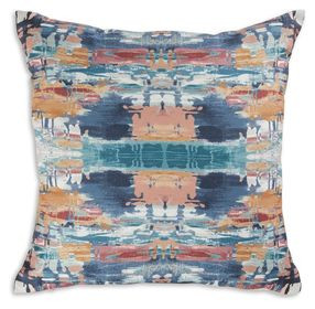 Kennick Blue and White Accent Pillow