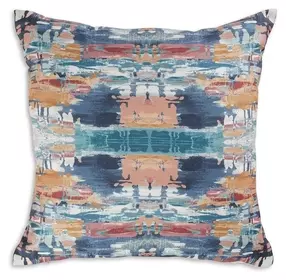 Kennick Blue and White Accent Pillow