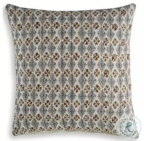 Dainwick White And Gray Performance Fabric Pillow Set of 4