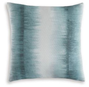 Elonwich Teal and White Accent Pillow