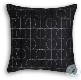 Kydner Black And Silver Pillow Set of 4
