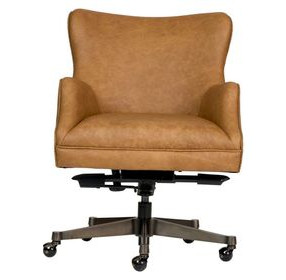 Blake Venetian Caramel Leather Upholstered Executive Chair