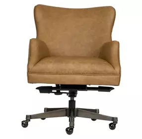 Blake Venetian Caramel Leather Upholstered Executive Chair