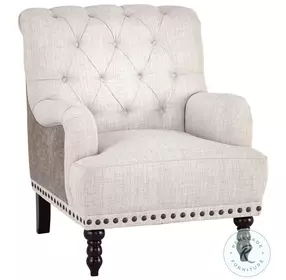 Tartonelle Beige Accent Chair
