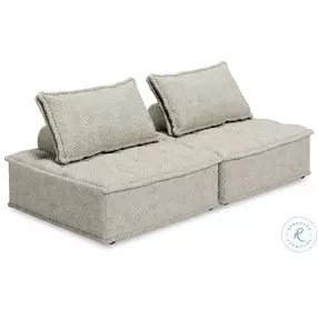 Bales Taupe Modular Loveseat