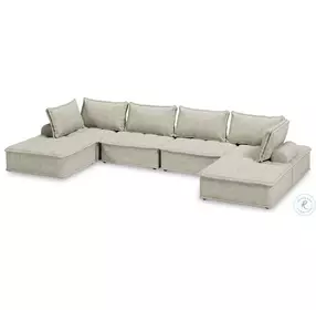 Bales Taupe 6 Piece Modular Sectional
