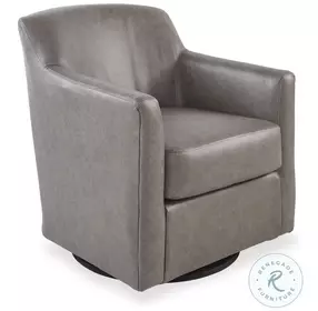 Bradney Fossil Swivel Accent Chair
