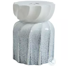 Michamere Gray and Taupe Outdoor Stool