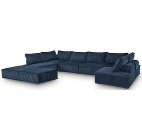 Bales Navy 8 Piece Modular Sectional